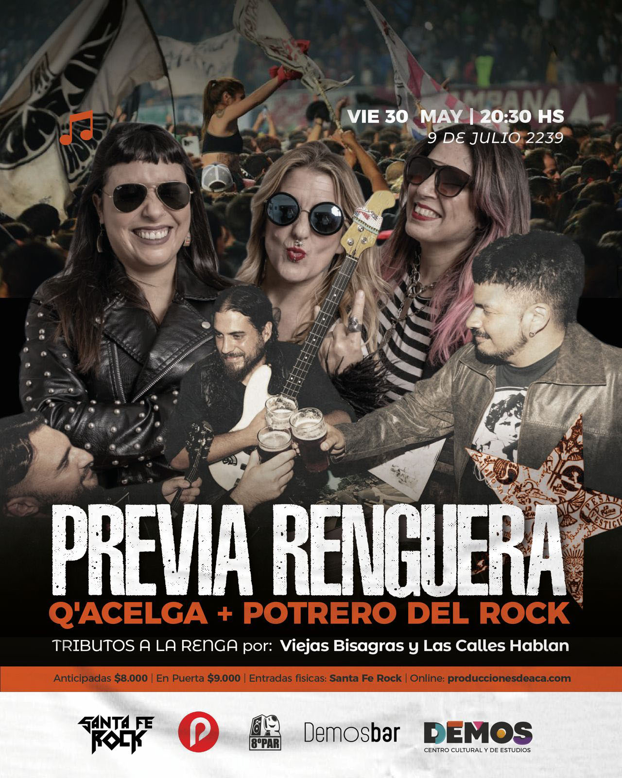 Previa Renguera: Q’acelga + Potrero del Rock